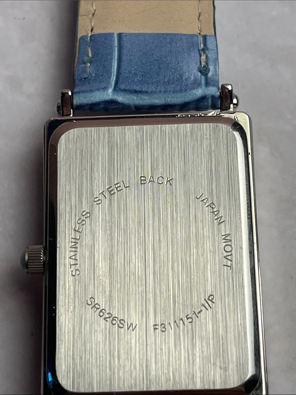 Avon F311151 New Battery Ladies Tank Watch 28MM 7.75